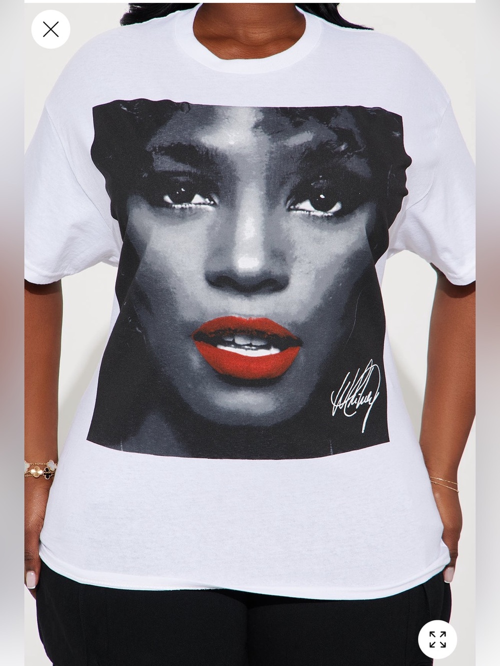 Whitney Houston Up Close Tee - Picture 3 of 4